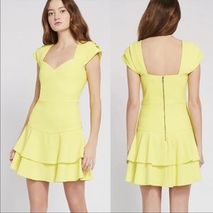 Alice and Olivia yellow dress